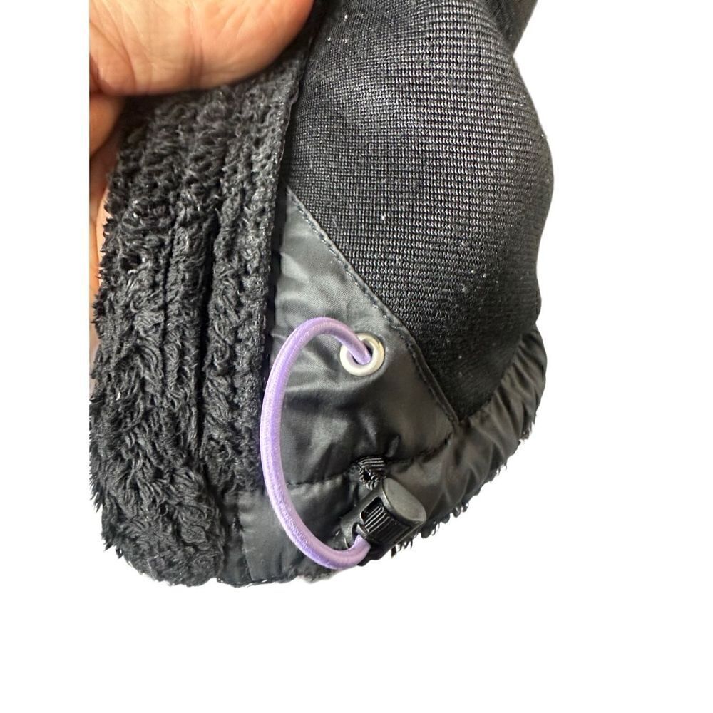 The North Face Osito 2 Black Lavender Plush Zip Up Jacket Women’s Size Small - Picture 4 of 13